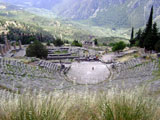 Delfi. Il teatro visto dall'alto