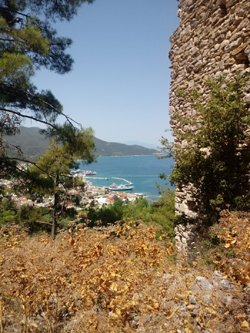 Panorama dall'Acropoli sopra la collina