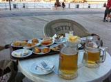 La tipica birra con stuzzichini di Betty (Brindisi)