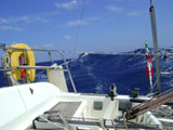 Tipica navigazione nell'Egeo