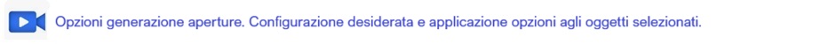 Video lezione: opzioni aperture