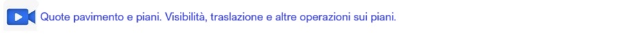 Video lezione: piani e quote